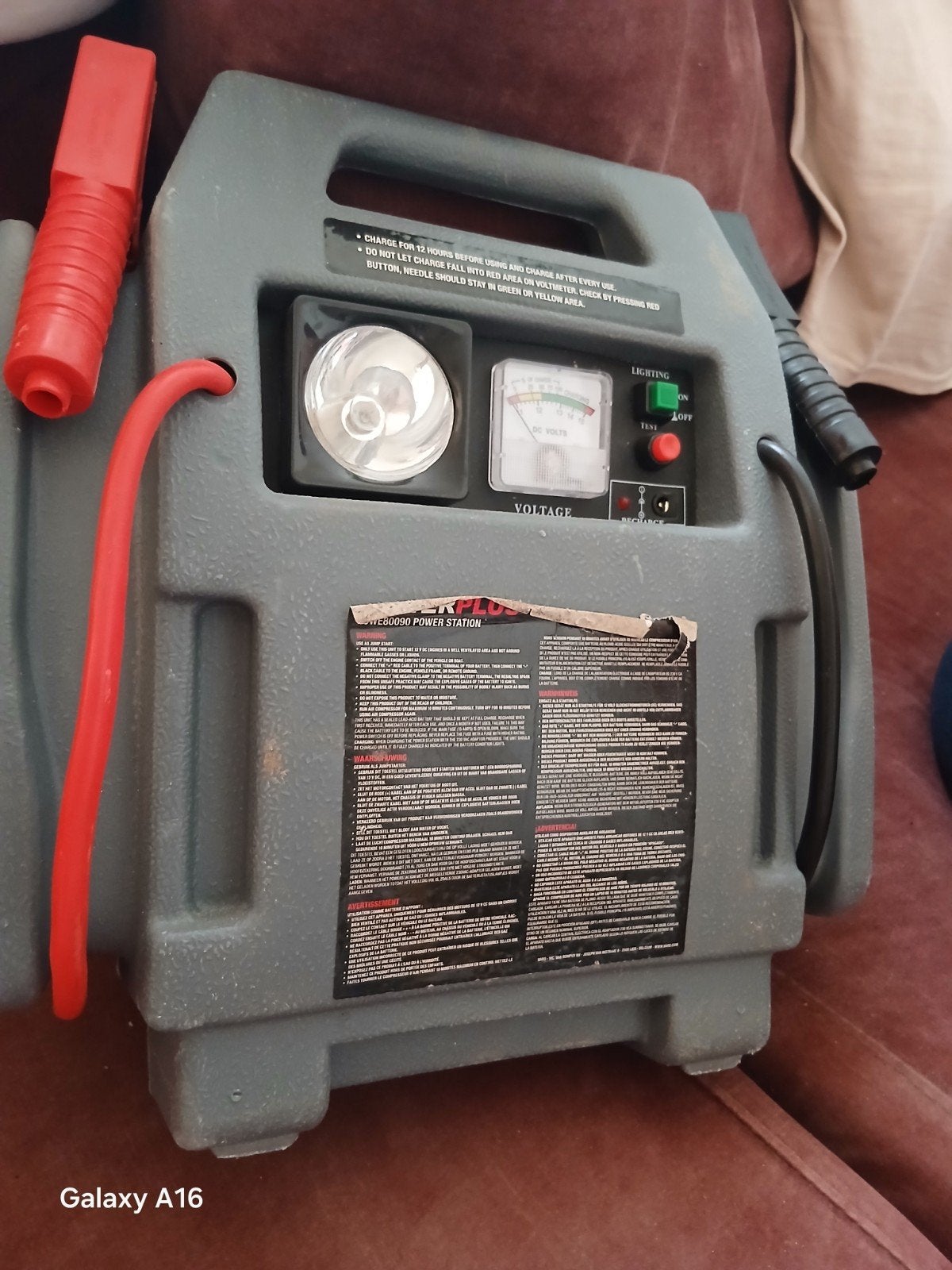 K-Plus Power Station met Jumpstarter en Zaklamp, Ophalen, Gebruikt