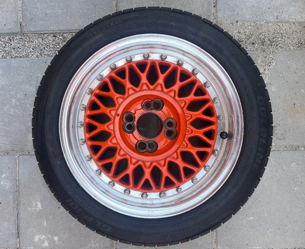 setje Lenso Alloy Wheels BSX lichtmetaal 15", Ophalen, Gebruikt, Universele onderdelen