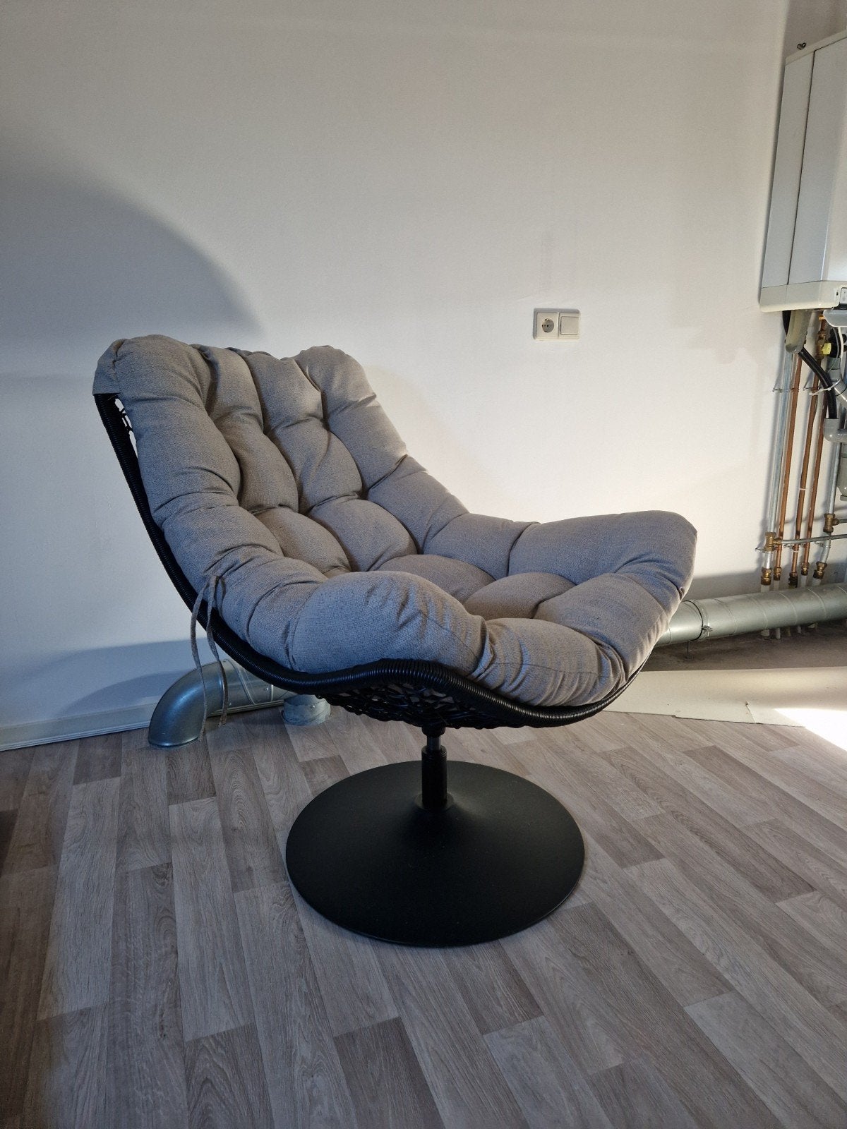 Loungestoel incl kussen van Woood. voor binnen én buiten!, Ophalen, 75 tot 100 cm, Zo goed als nieuw, 75 tot 100 cm