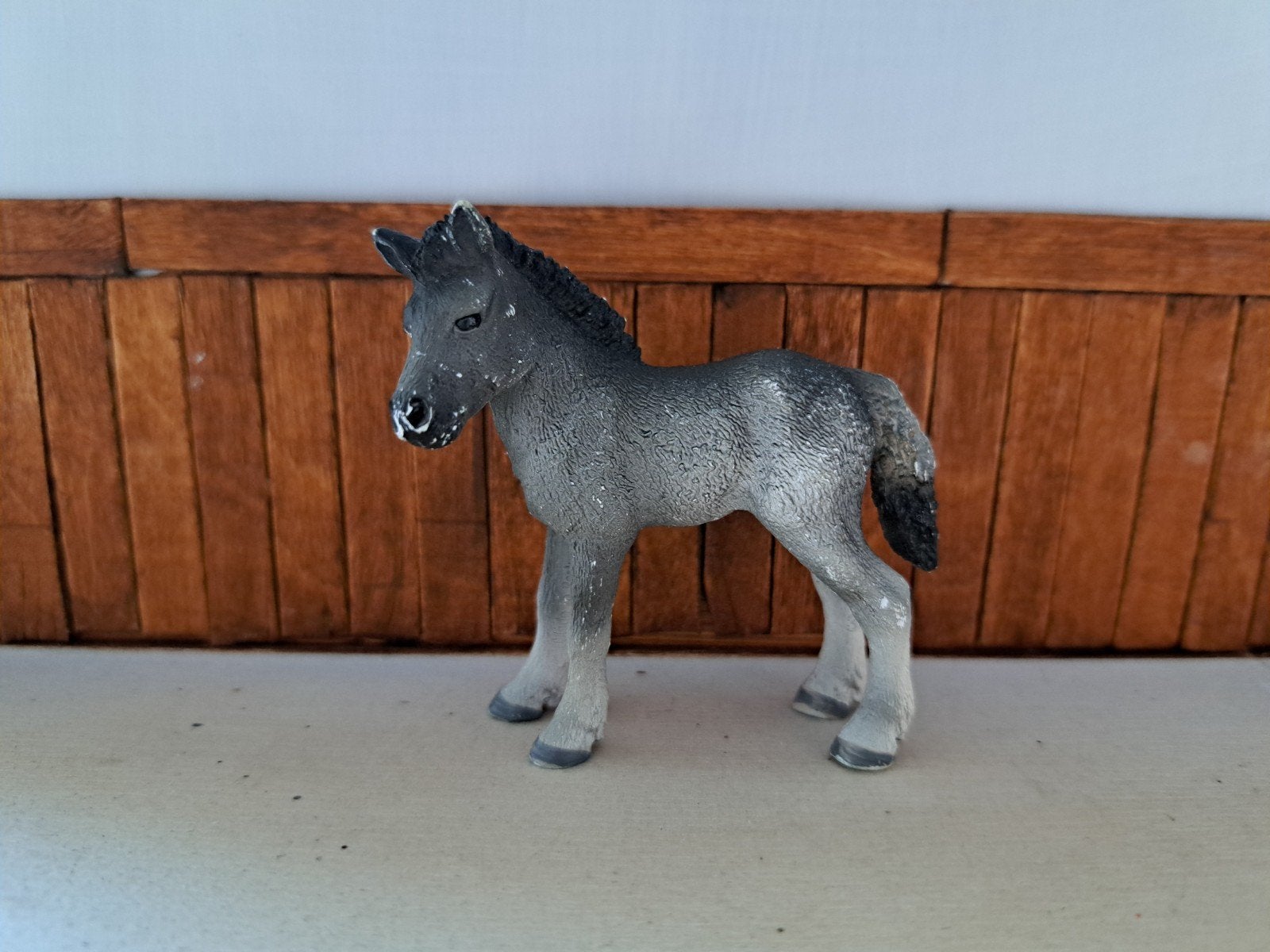 schleich fell pony veulen, Ophalen of Verzenden, Zo goed als nieuw, Paard, Beeldje of Figuurtje
