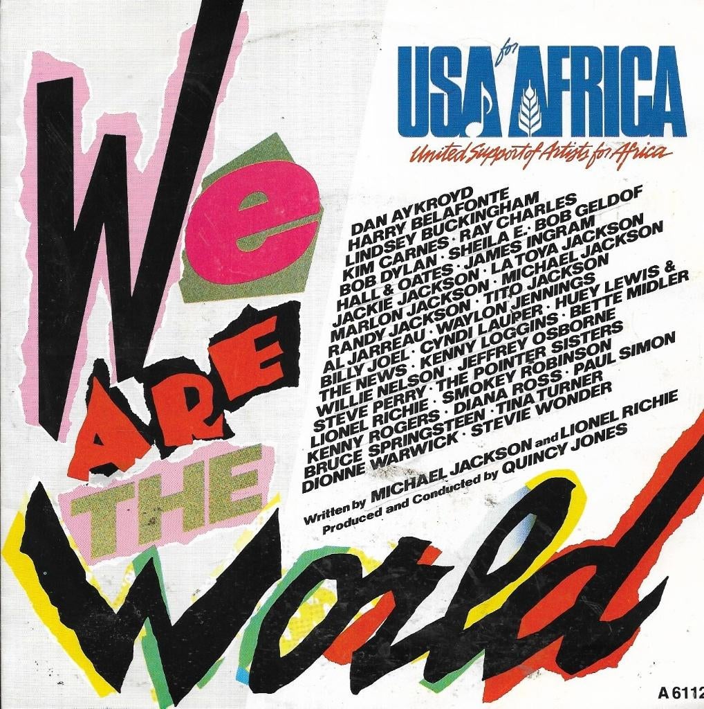 USA for Africa-We are the world, Gebruikt, 7 inch, Pop, Single
