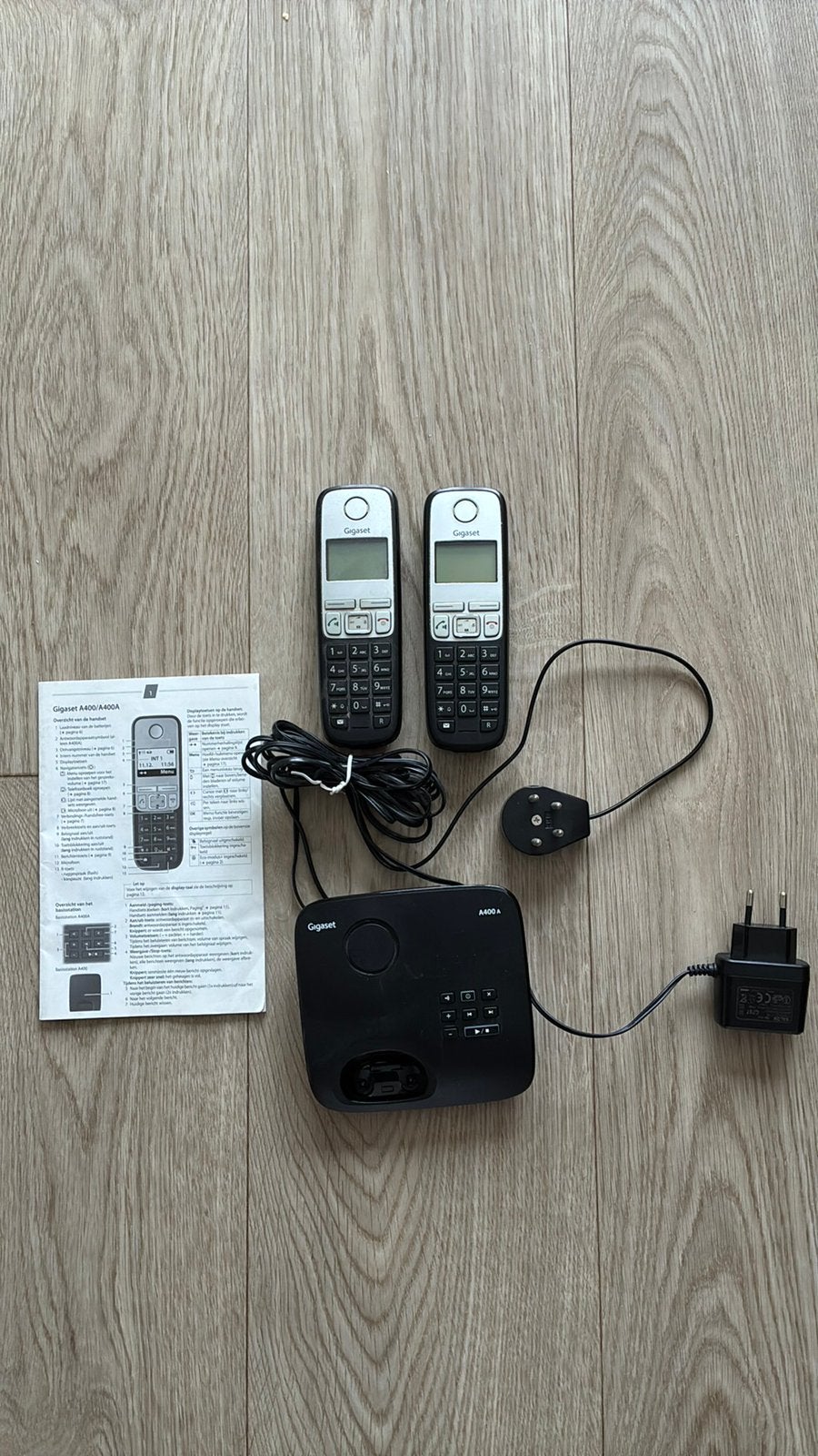 Telefoons Gigaset A 400 a, Telecommunicatie, Ophalen of Verzenden, Zo goed als nieuw, 2 handsets