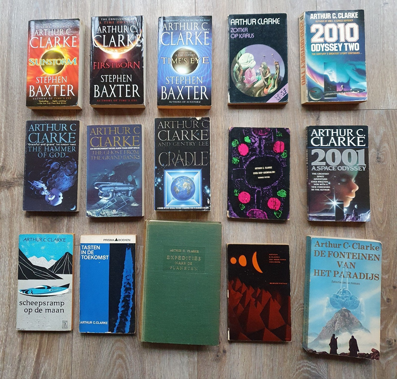 Grote collectie (44) sciencefiction sf boeken(Asimov, Clarke, Boeken, Ophalen