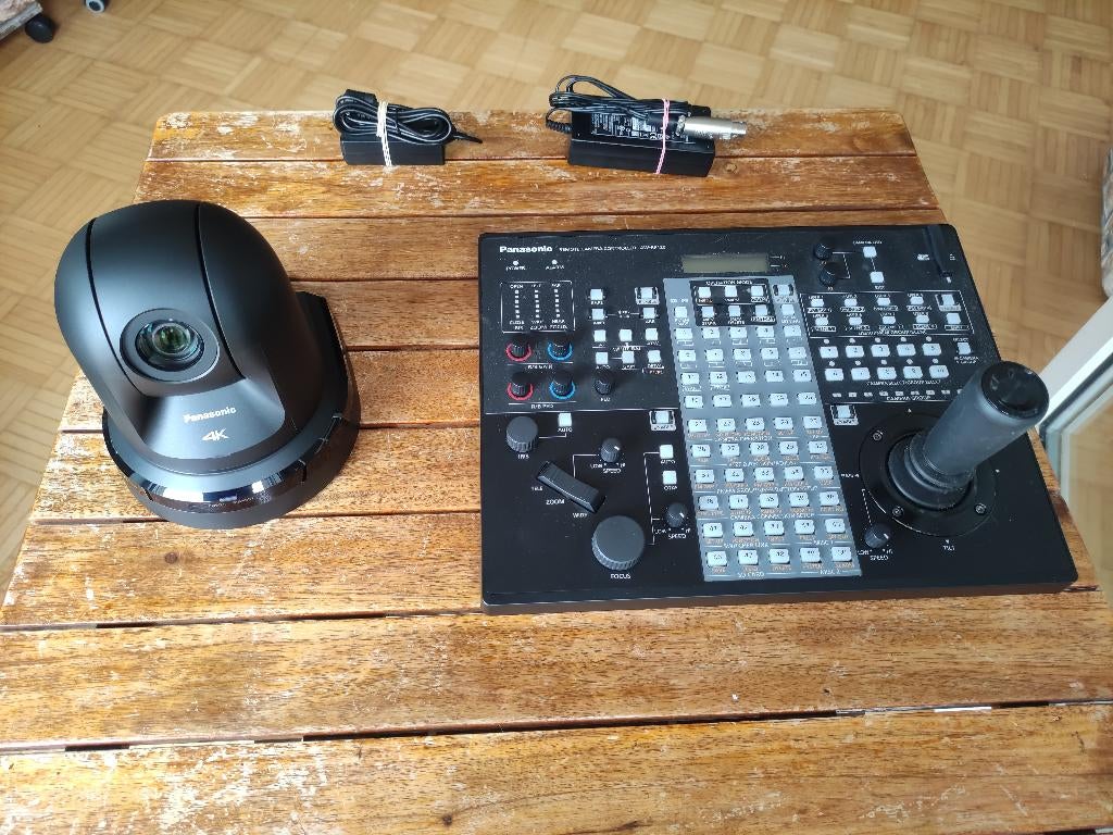Panasonic AW UE50 Streaming 4K60 Camera + RP120 Controller, Verzenden, Zo goed als nieuw