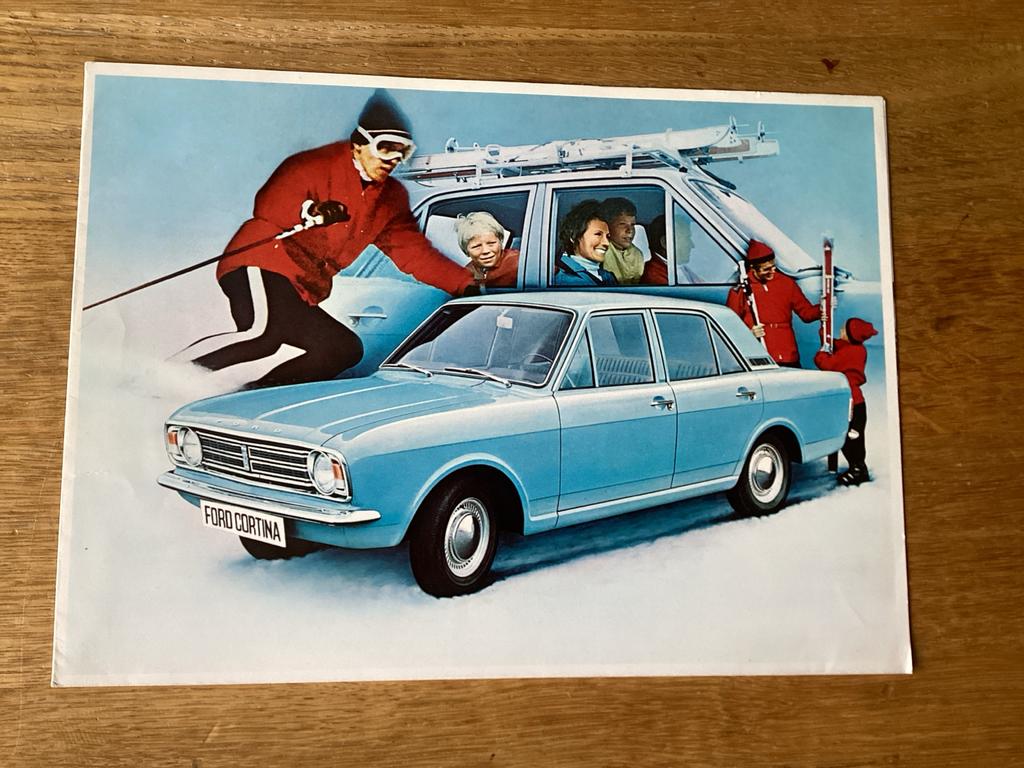 Ford Cortina Brochure (Jaren '60), Ophalen of Verzenden, Gelezen, Ford