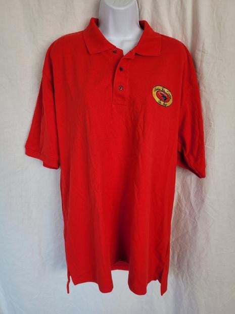 Stoere rode polo mt XL merk Cozy Club, ., Maat 56/58 (XL), Ophalen of Verzenden, Zo goed als nieuw