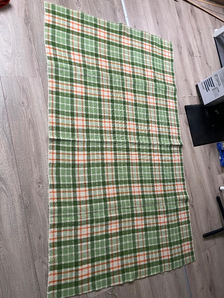 Wollen deken groen, Ophalen of Verzenden, Gebruikt