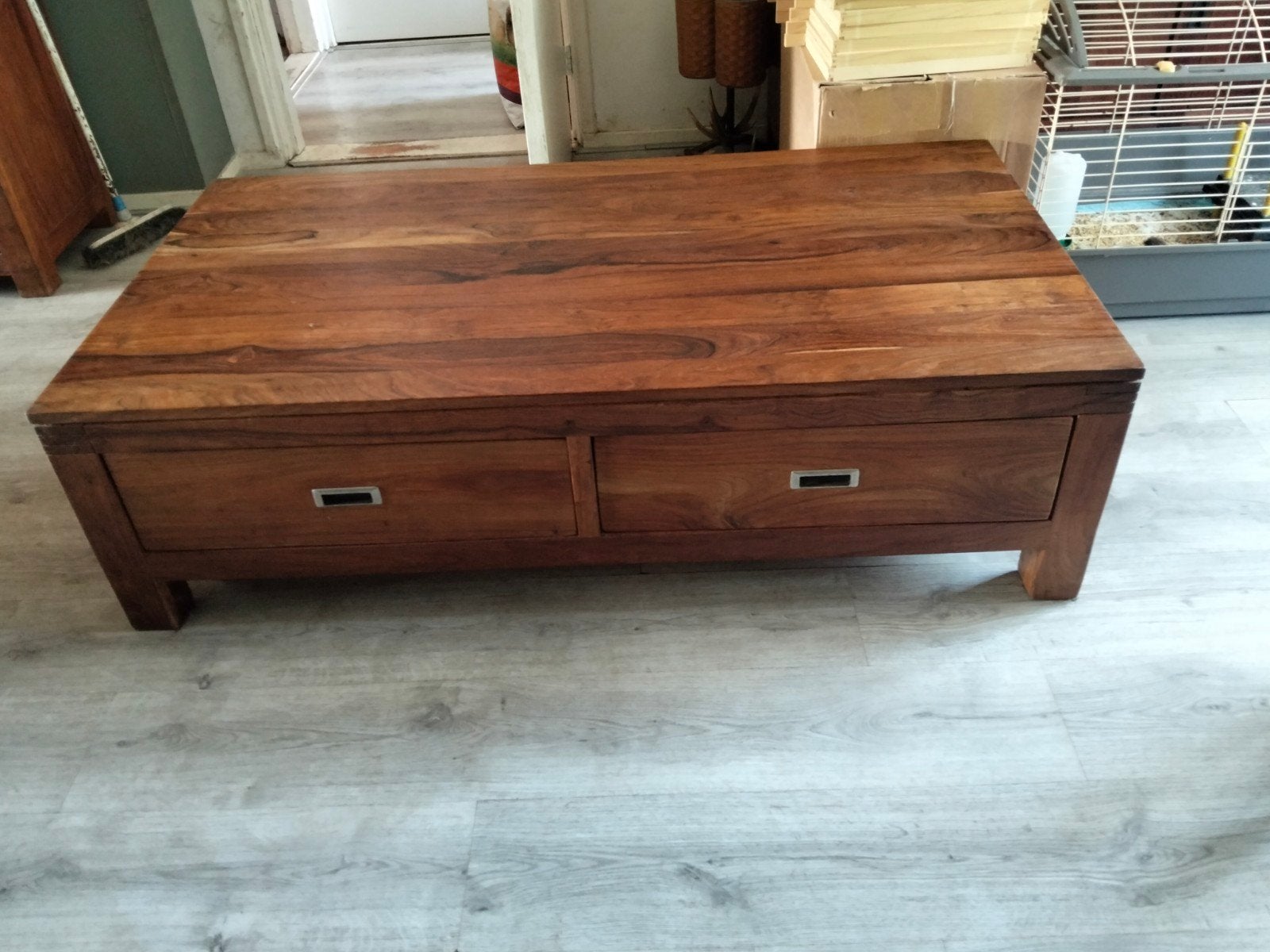 Salontafel van henders en hazel, Ophalen, 100 tot 150 cm, 50 tot 100 cm, Zo goed als nieuw
