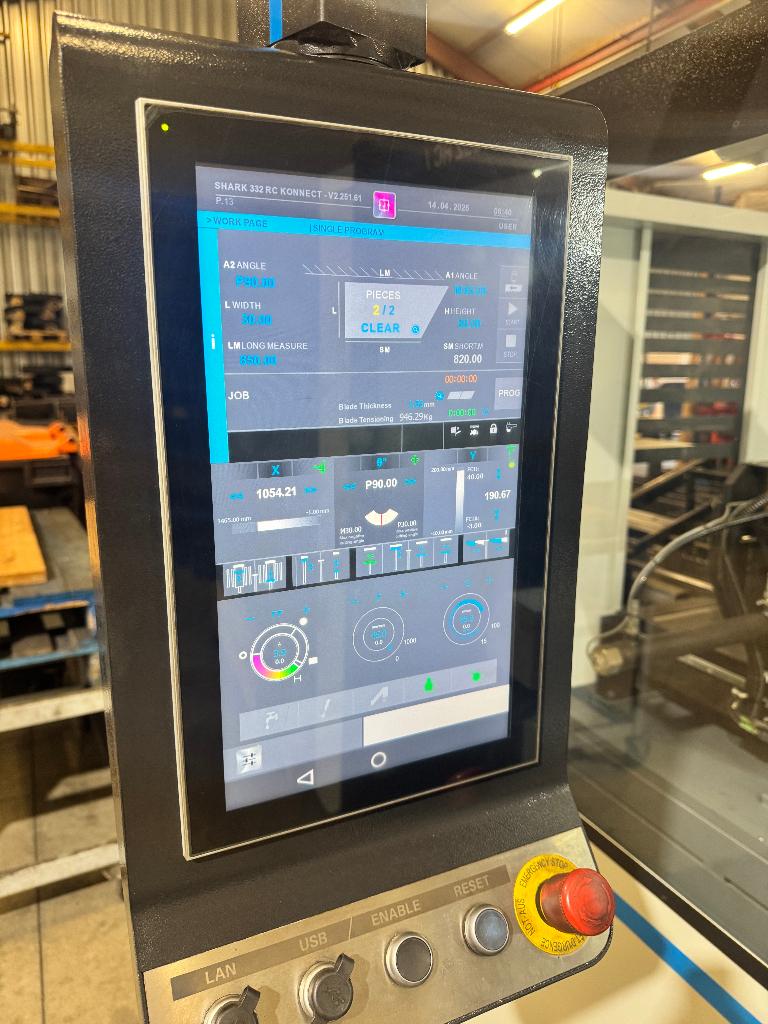 Mep Shark 332 RC connect metaal lintzaag, Doe-het-zelf en Verbouw, Gereedschap | Zaagmachines, Ophalen, Gebruikt, 70 mm of meer