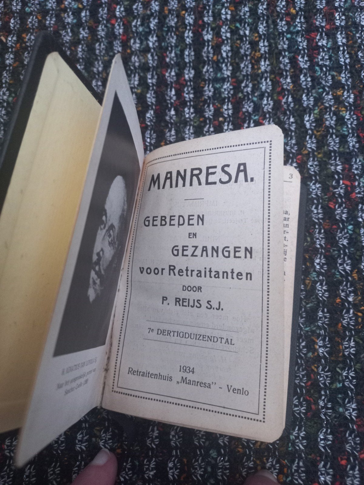 Manresa: Gebeden en Gezangen voor Retraitanten (1934), Ophalen of Verzenden, P. Reijs S.J.