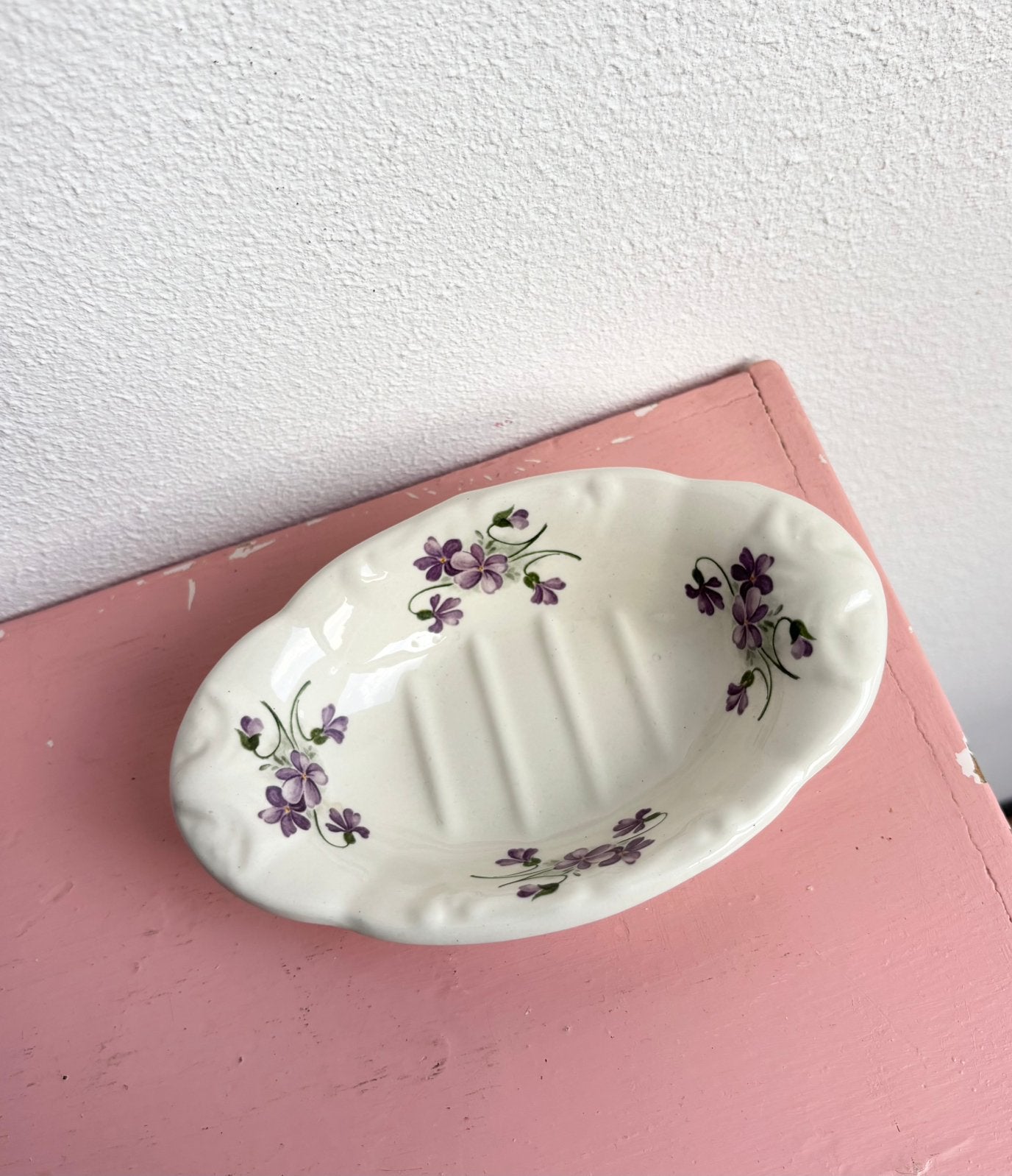 vintage Keramisch zeepschaaltje, Ophalen