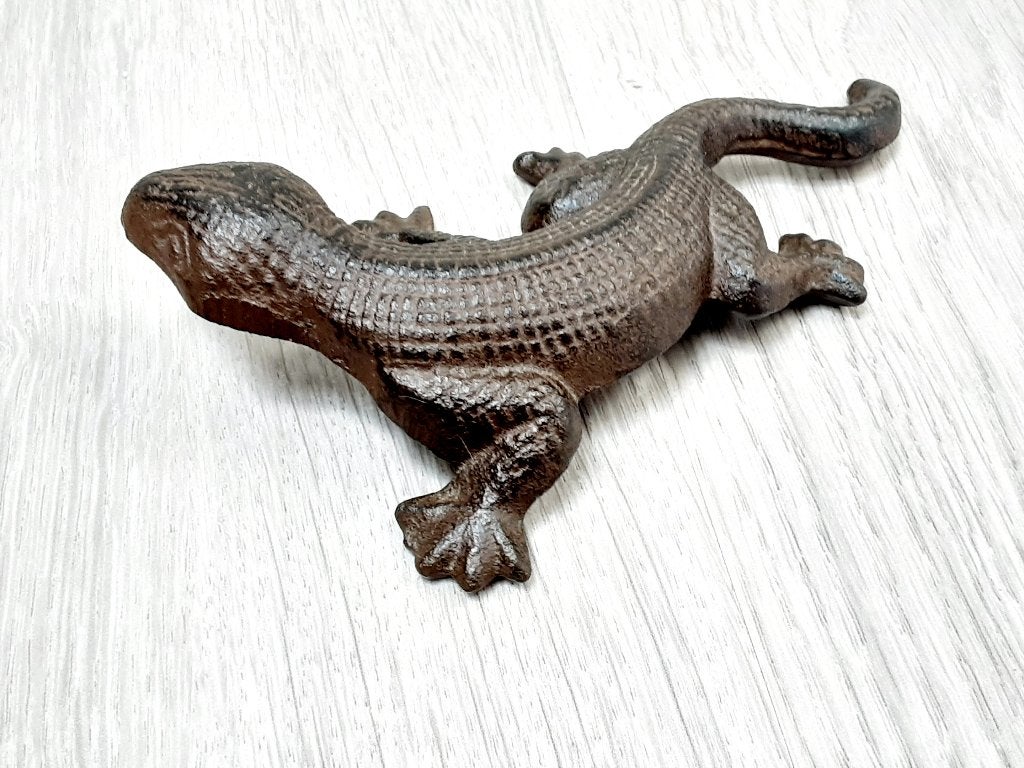 gietijzeren aligator, Antiek en Kunst, Verzenden