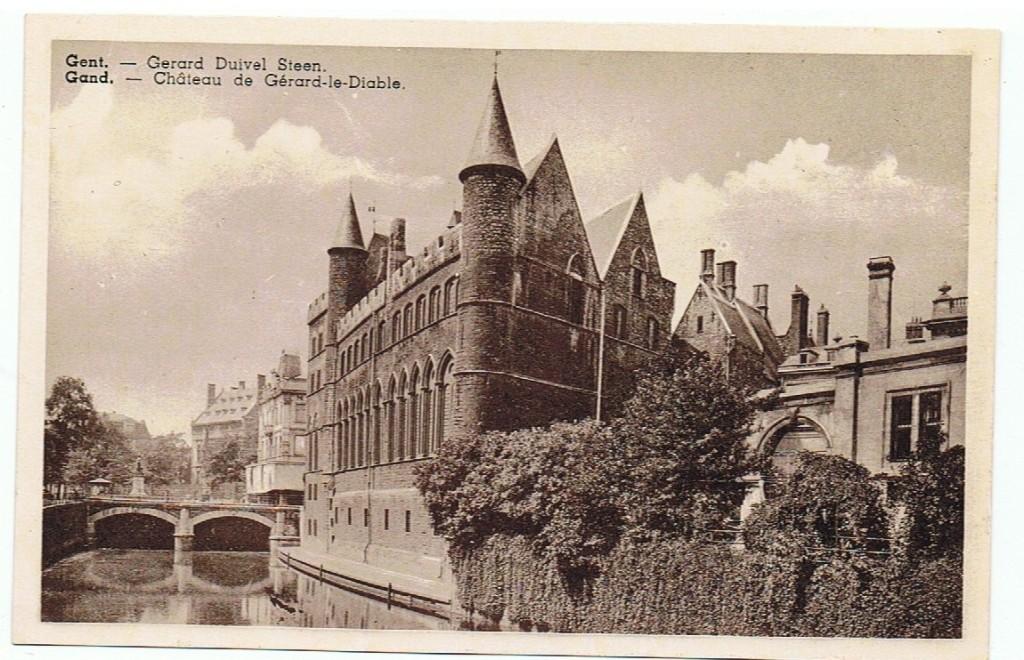 Gent  Gerard Duivel Steen  Nr. 298, Ophalen of Verzenden, Voor 1920, Ongelopen, Brussel (Gewest)