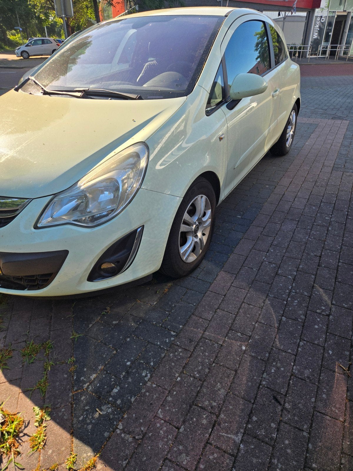 Opel Corsa 1.3 Cdti 70KW 3D 2012 Groen, Auto's, Voorwielaandrijving, 1063 kg, Origineel Nederlands, Corsa