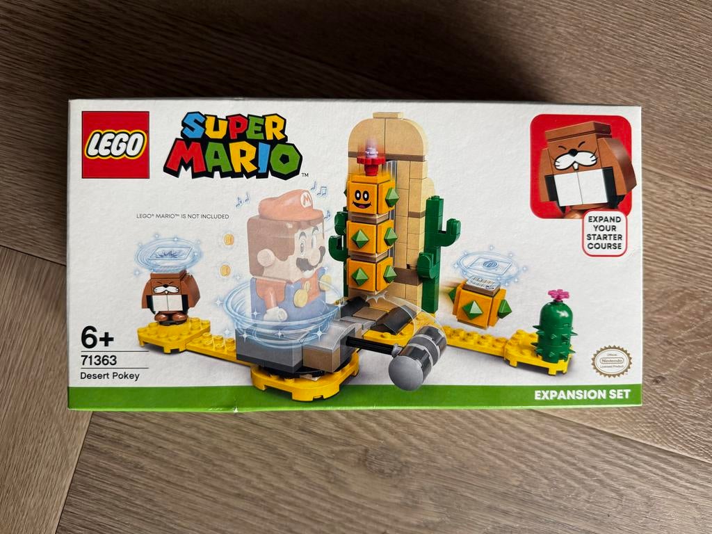 LEGO Super Mario 71363 Desert Pokey Uitbreidingsset Nieuw, Lego, Nieuw, Ophalen of Verzenden, Inclusief doos