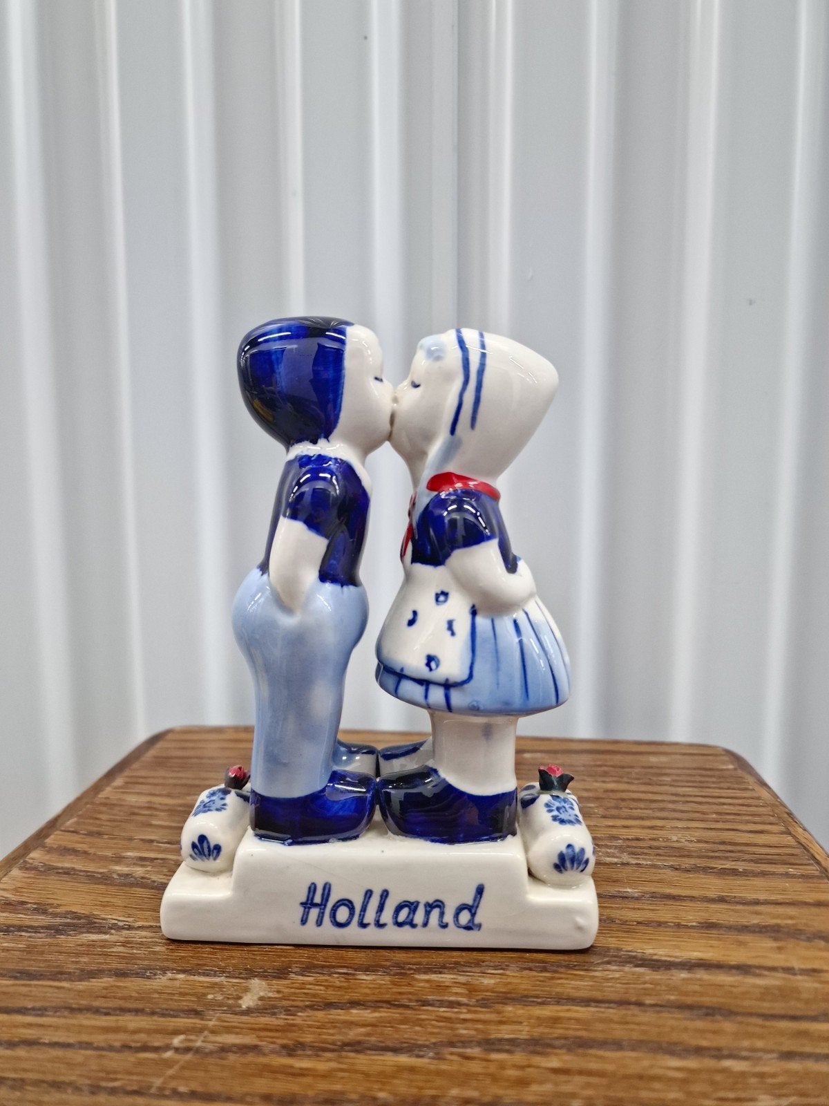 Nederlandse beeldje holland porcelain vintage van delft bauw, Ophalen of Verzenden