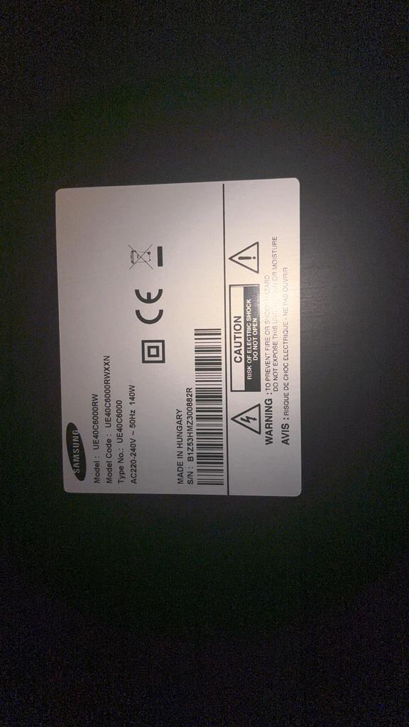 Samsung 40 inch LED TV, Ophalen, Zo goed als nieuw