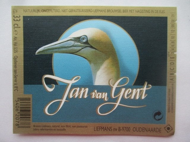 bieretiket Belgie 9-7 (E6) liefmans, Ophalen of Verzenden, Gebruikt, Overige typen, Overige merken
