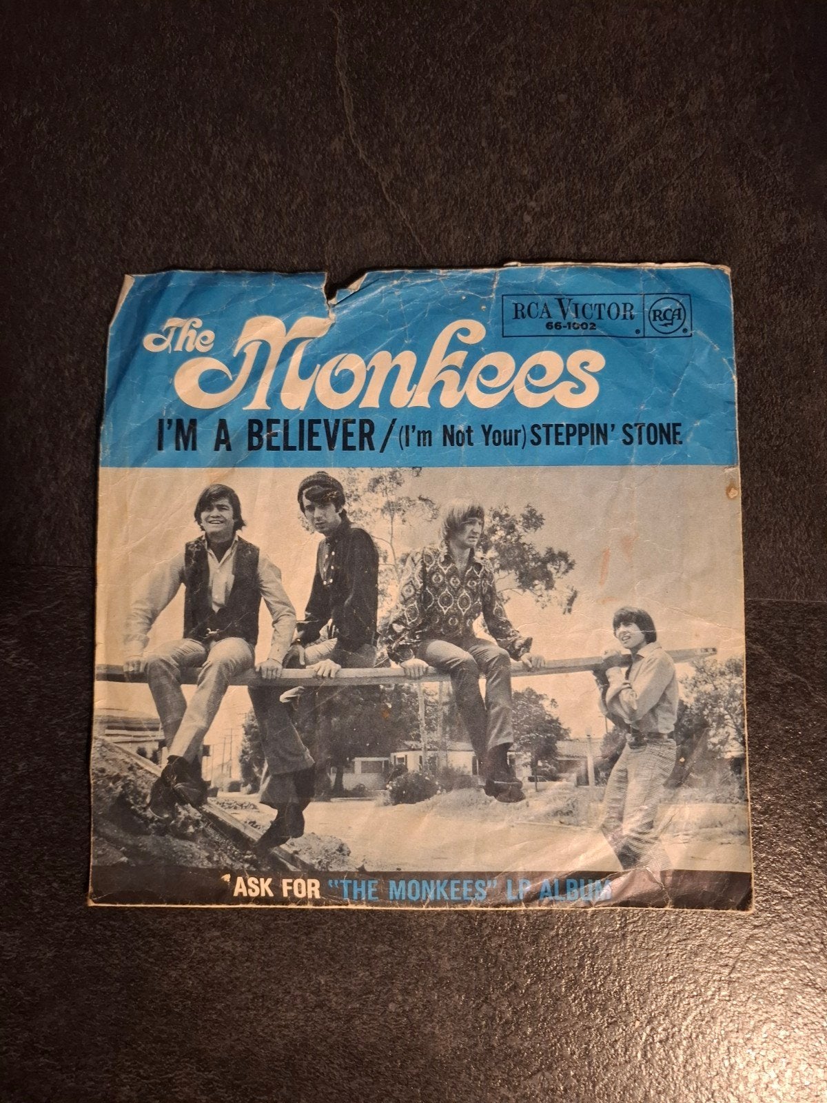 The Monkees - I'm A Believer / (I'm Not Your) Steppin' Stone, Cd's en Dvd's, Gebruikt, 7 inch, Pop, EP