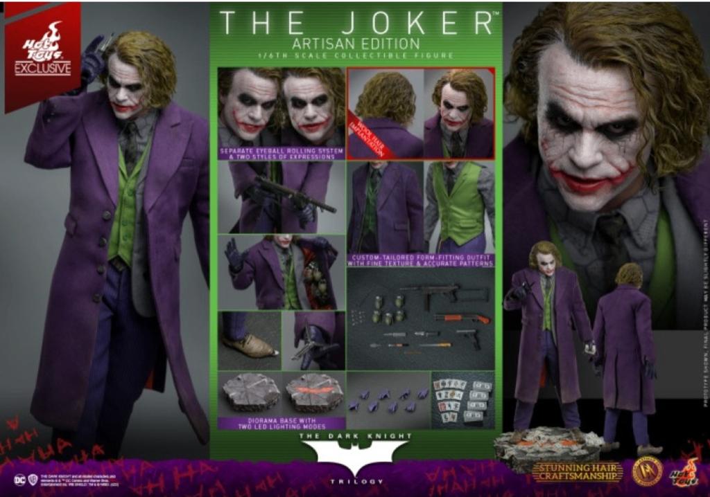 Joker (Artisan Edition) - The Dark Knight (Hot Toys DX33AE), Ophalen of Verzenden, Nieuw, Film, Actiefiguur of Pop