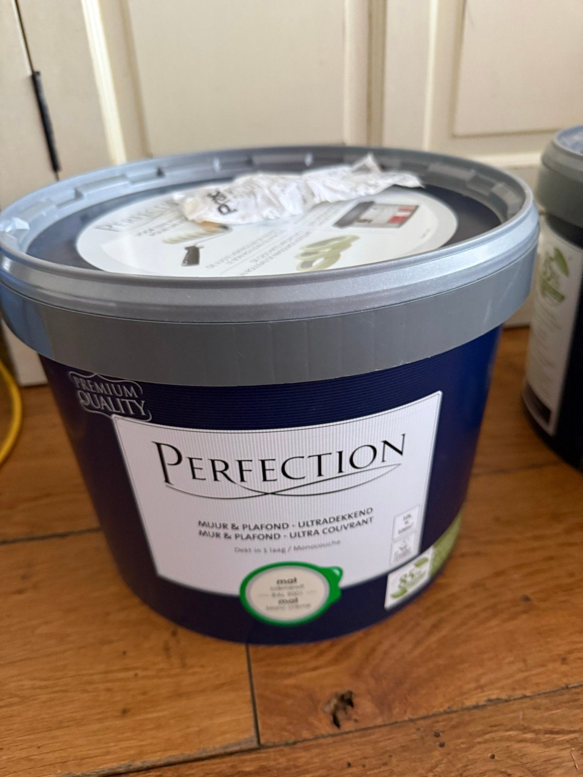 Nieuwe Perfection Muur & Plafond Verf - Mat Crèmewit, Doe-het-zelf en Verbouw, Verf, Beits en Lak, Ophalen, Wit, Nieuw, Verf