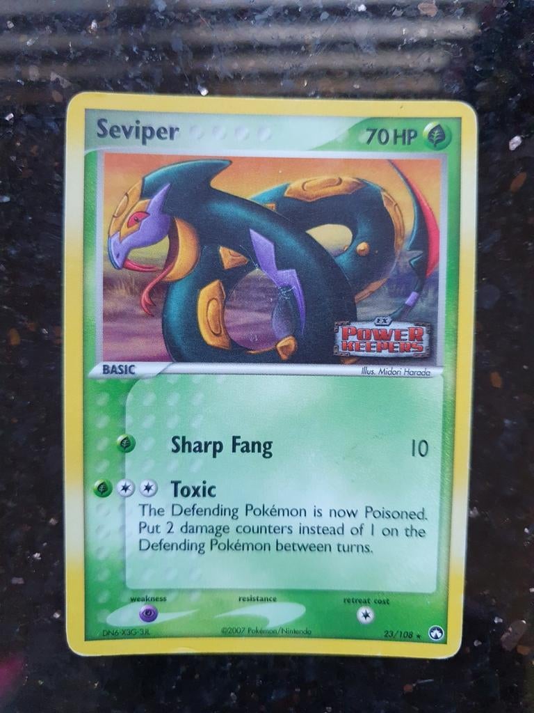 Seviper 23/108 ex power keepers pokemon kaart, Ophalen of Verzenden, Zo goed als nieuw