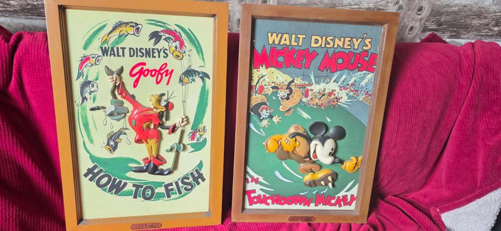 Kazama 3d schilderij Walt Disney, Ophalen of Verzenden, Mickey Mouse