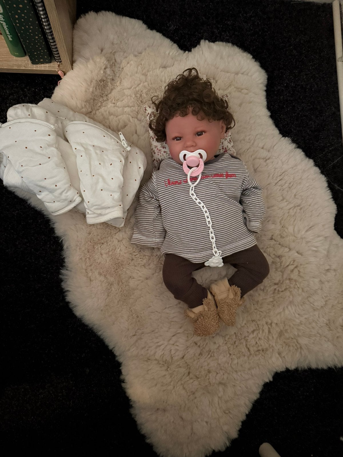 Reborn pop, Ophalen of Verzenden, Zo goed als nieuw, Babypop