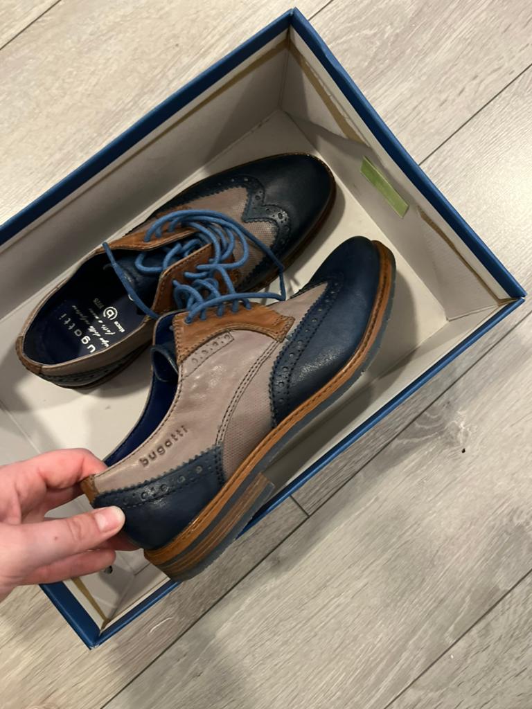 Bugatti heren schoenen, Bruin, Ophalen of Verzenden, Zo goed als nieuw, Veterschoenen