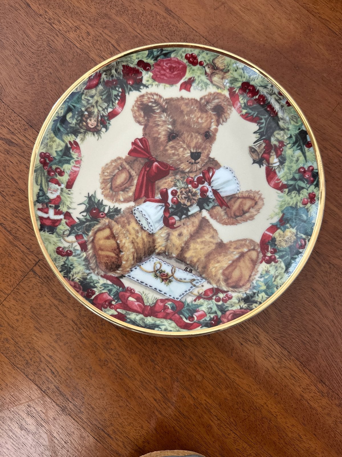 Franklin Mint "Teddy's First Christmas" Verzamelteller, Ophalen of Verzenden