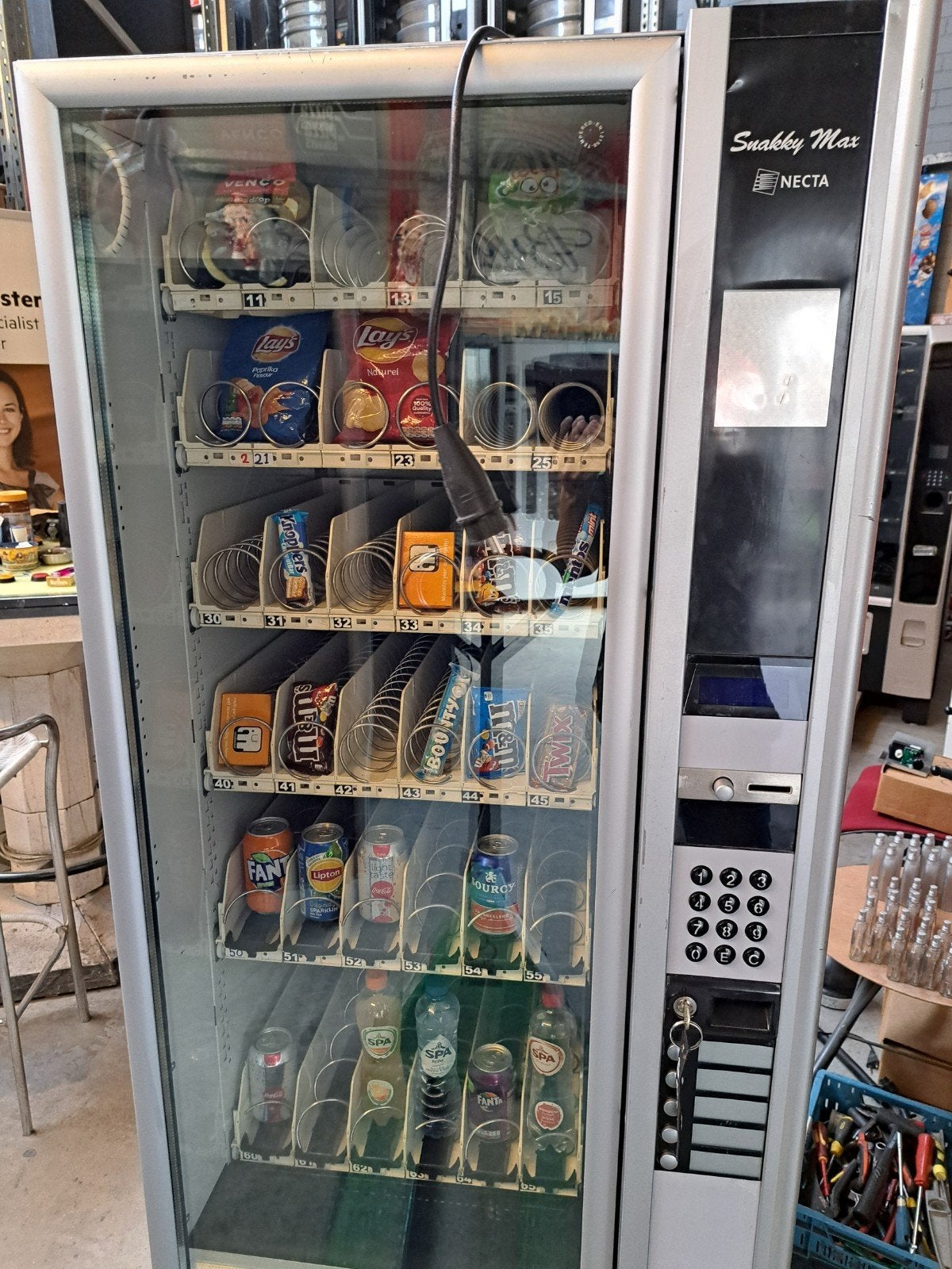 fris/snack automaat gekoeld, Verzamelen, Ophalen