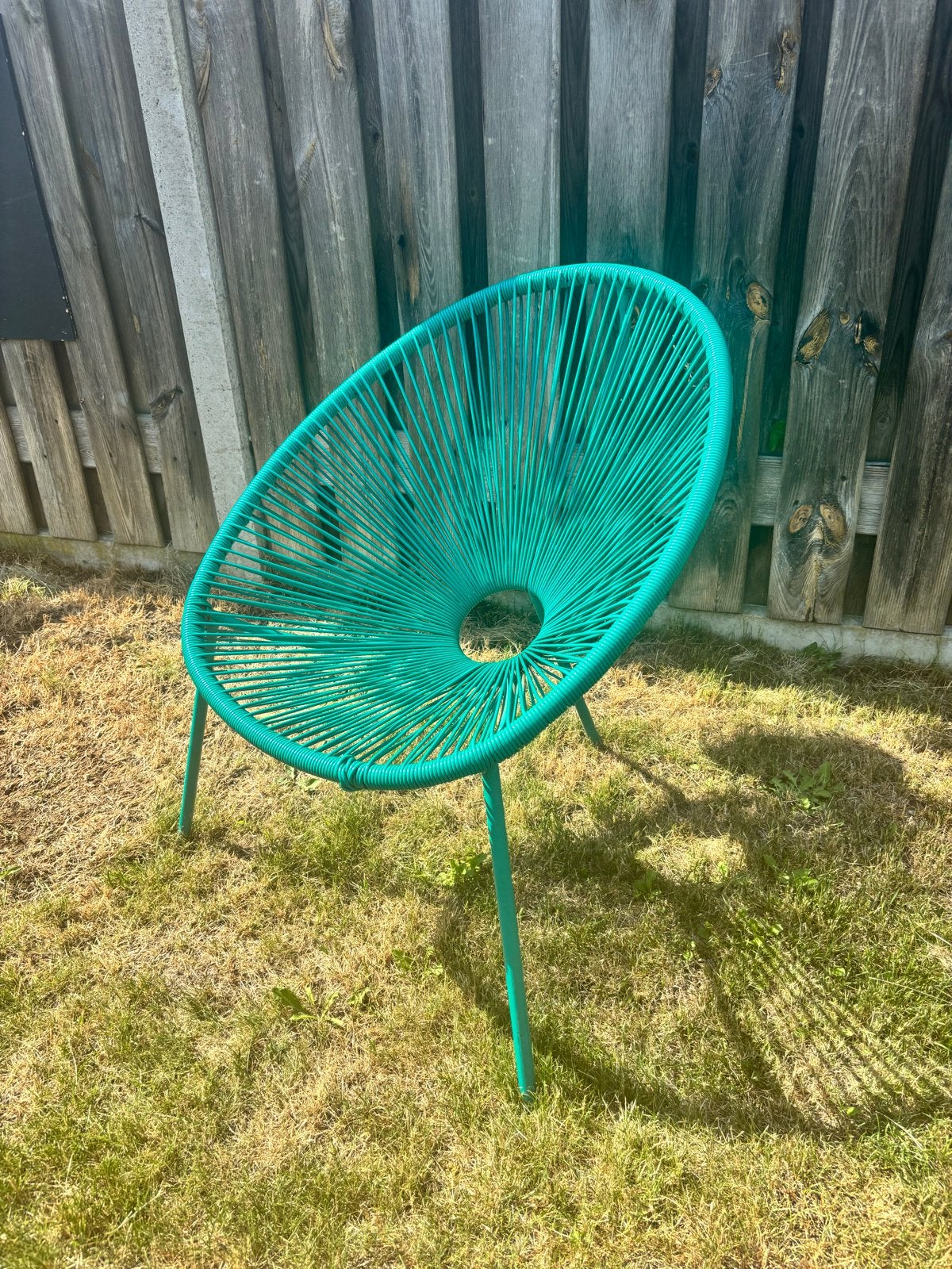 Acapulco stoel - Groen tuinstoel, Ophalen, Gebruikt, Kunststof