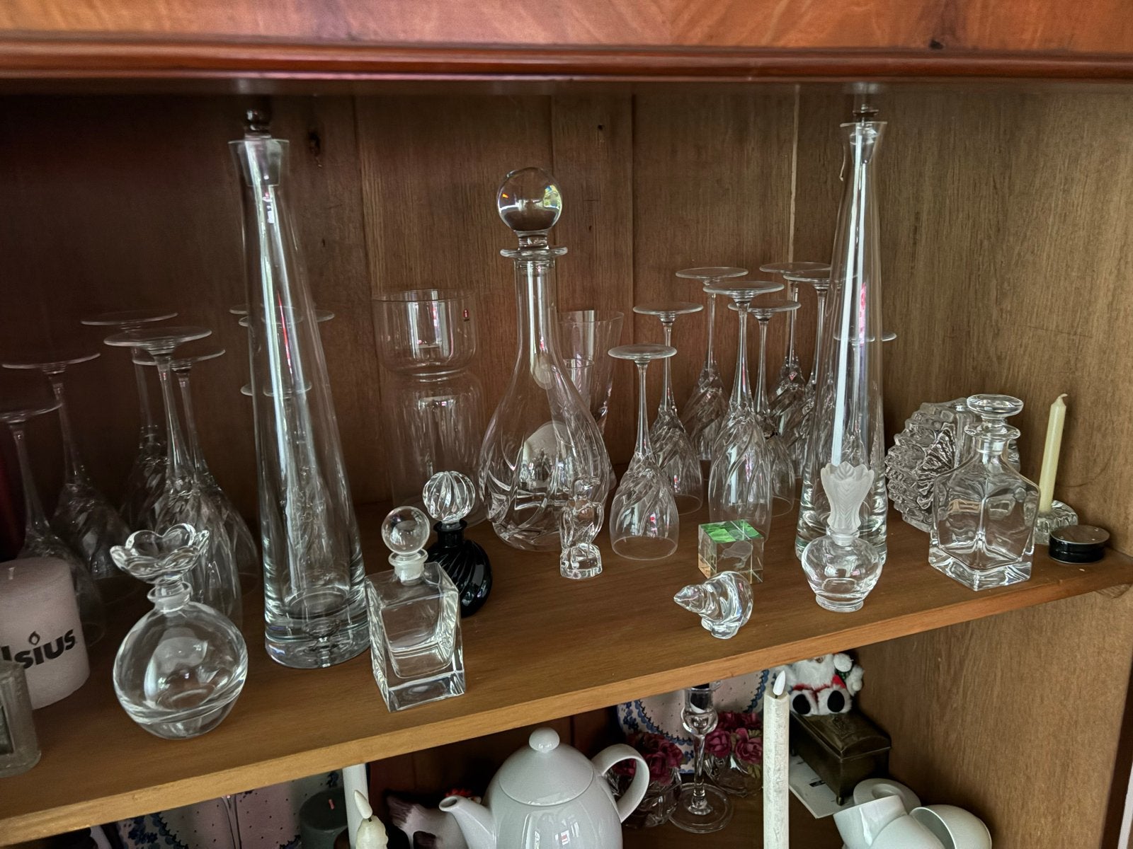 Diverse glazen en karaffen - Decoratieve set, Antiek en Kunst, Ophalen