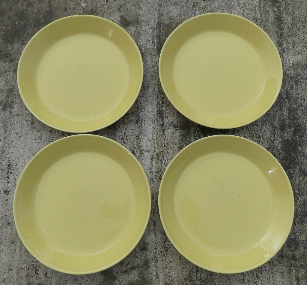 Geel en Wit Iittala Teema servies en Arabia servies, Arabia, Nieuw, Ophalen of Verzenden, Bord(en)