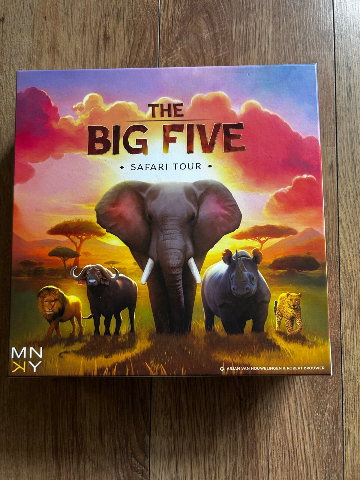 The Big Five: Safari Tour Bordspel, Hobby en Vrije tijd, Gezelschapsspellen | Bordspellen, Drie of vier spelers, Ophalen of Verzenden