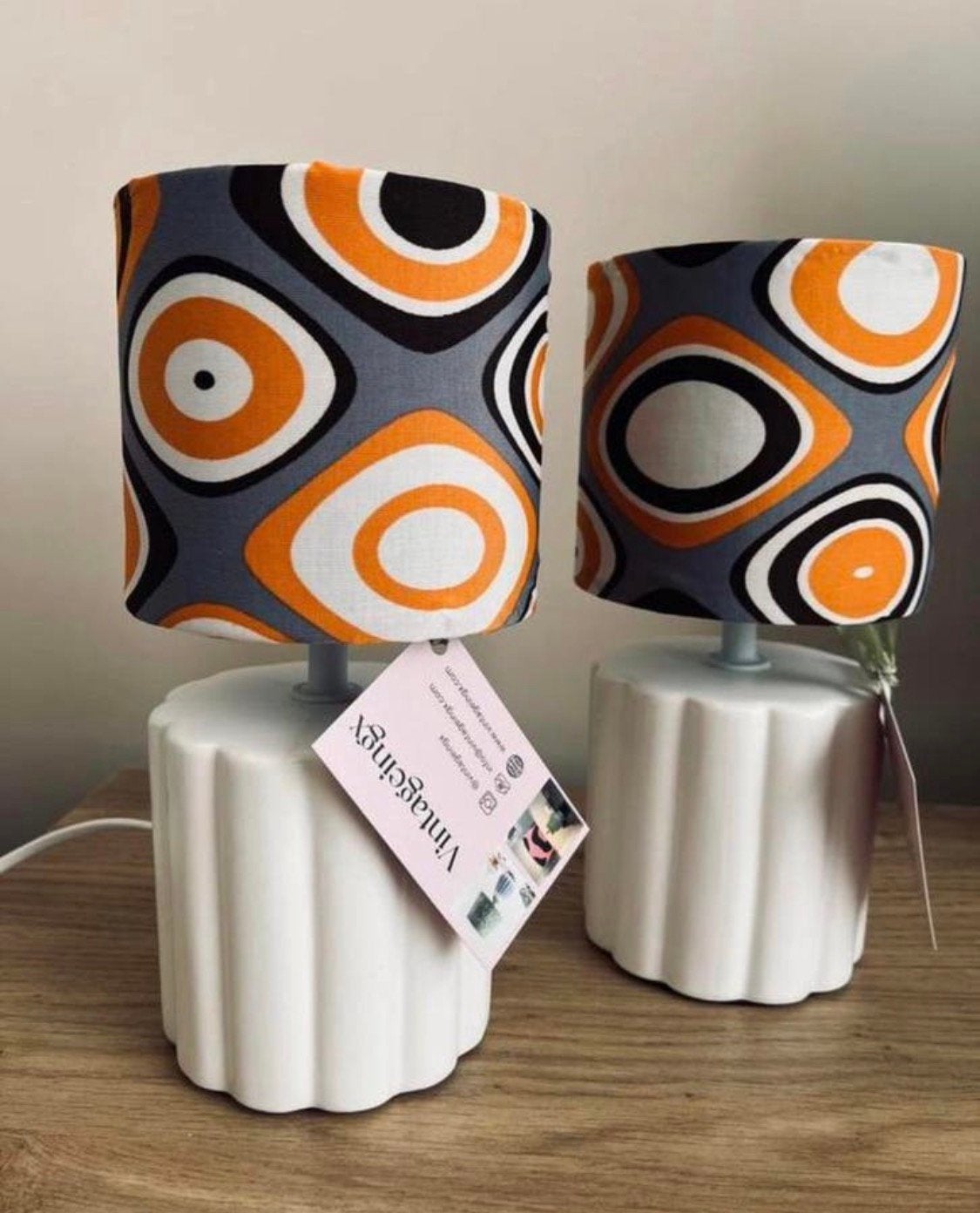 SALE stijlvolle retro tafellamp NIEUW, Ophalen of Verzenden, Zo goed als nieuw