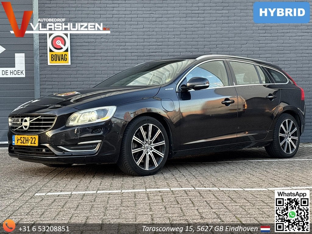 Volvo V60 2.4 D6 AWD Plug-In Hybrid Summum | Schuif/Kantelda, Automaat, Zwart, Vierwielaandrijving, 212 €/maand
