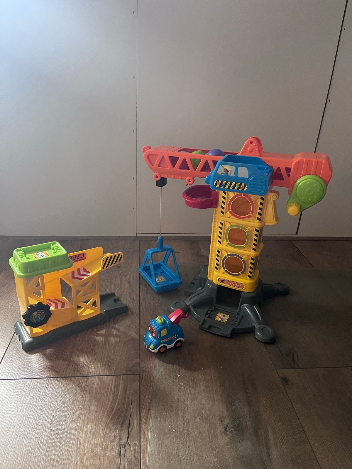 Toettoet Hijskraan inclusief Tygo Takelwagen, Kinderen en Baby's, Speelgoed | Speelgoedvoertuigen, Ophalen of Verzenden, Gebruikt