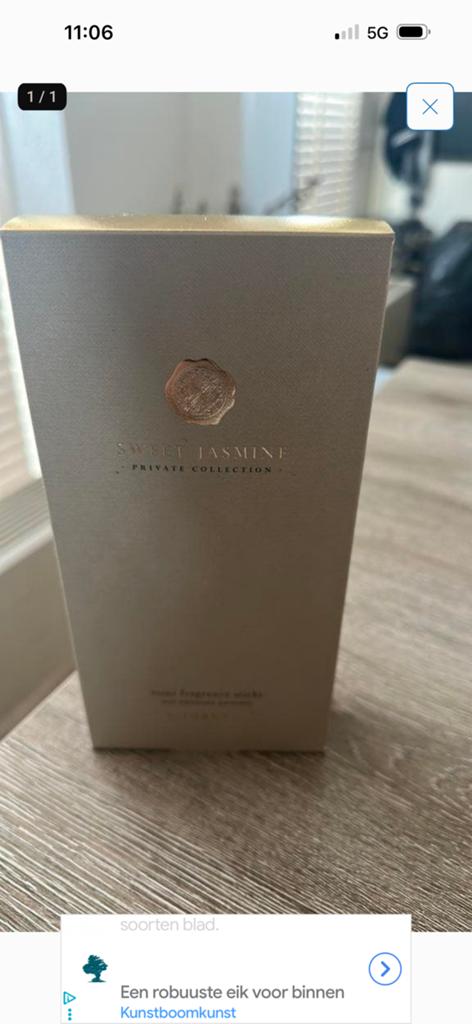 Rituals Sweet Jasmine mini geursticks, Ophalen of Verzenden, Nieuw, Bodylotion, Crème of Olie