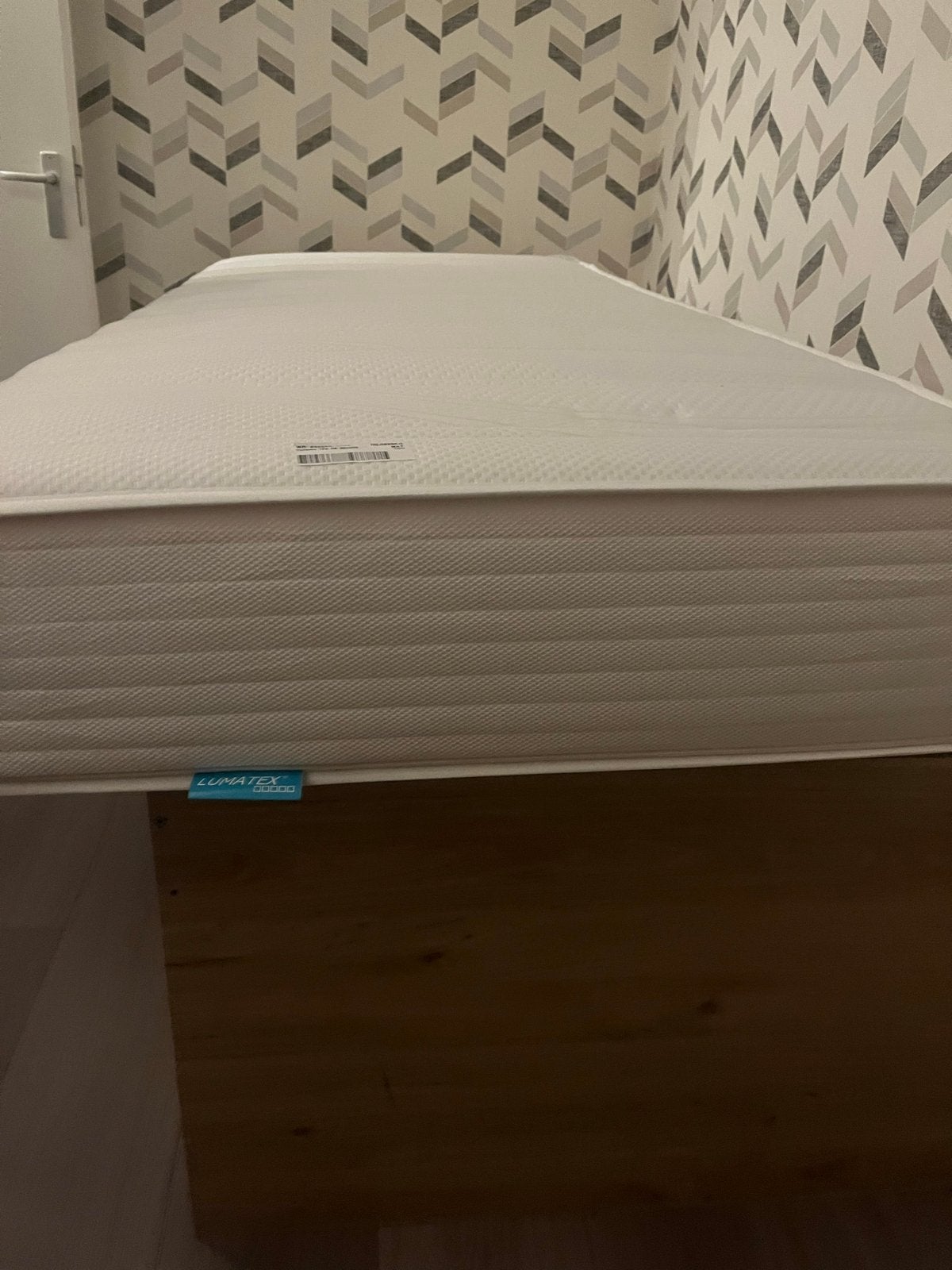 Z.g.a.n. H4 pocketvering matras 90x200 met 7 zones, 90 cm, Eenpersoons, Ophalen of Verzenden, Zo goed als nieuw