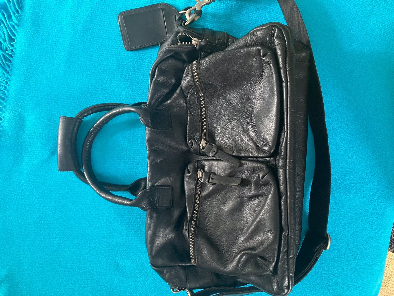 Cowboy bag tas, Ophalen of Verzenden, Zo goed als nieuw, Zwart, Schoudertasje