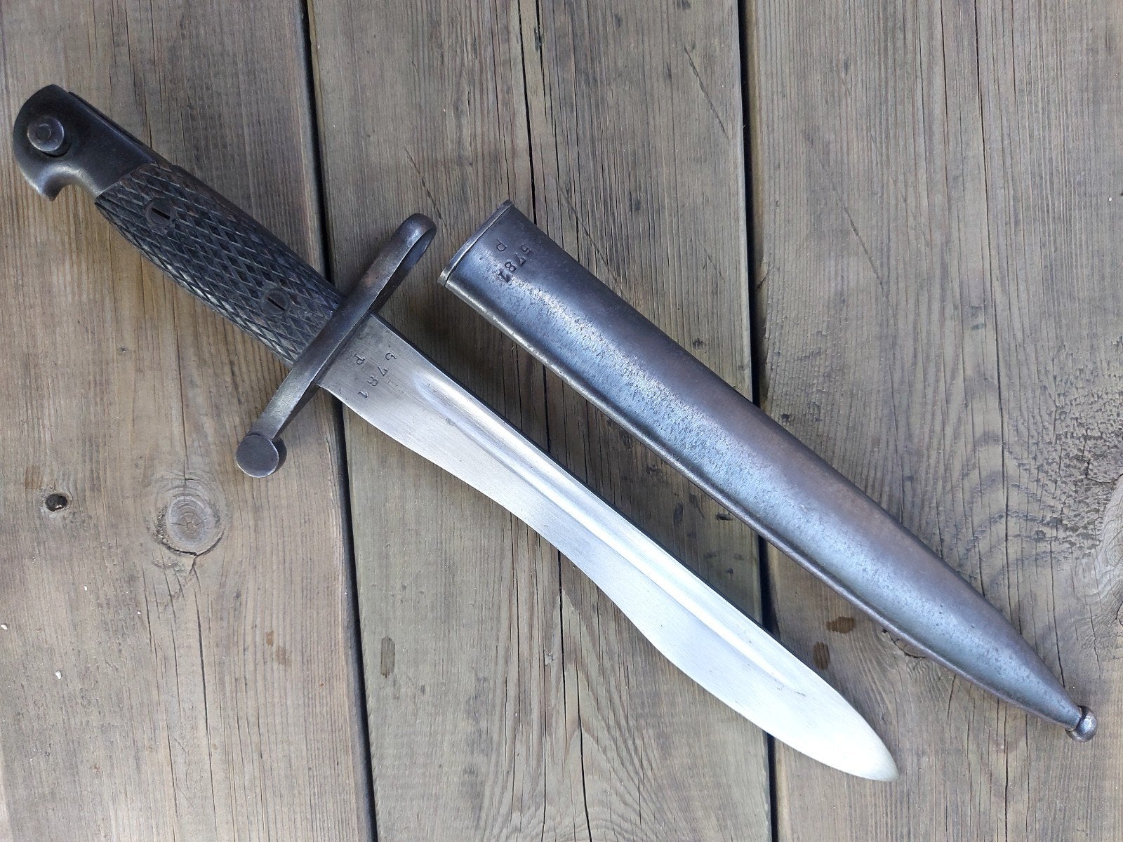 Spaanse M1941 'Bolo'-bajonet, Ophalen of Verzenden, Overige gebieden, Mes of Dolk