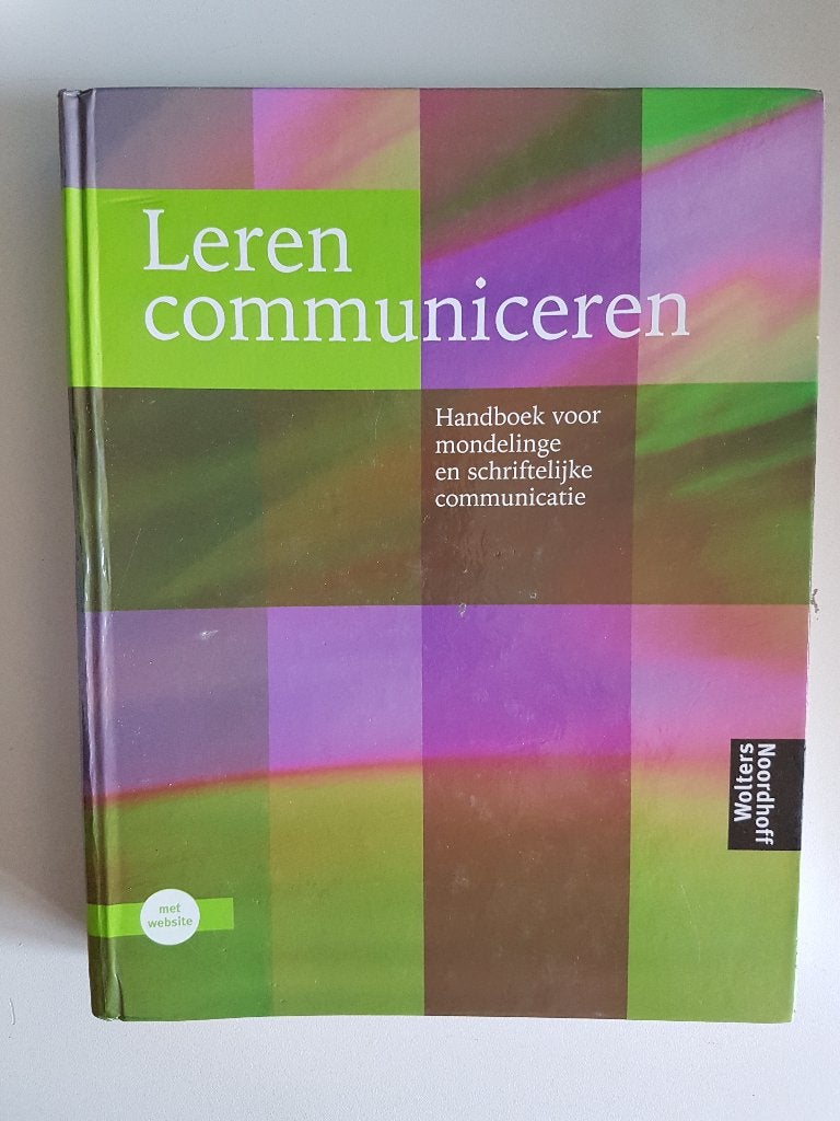 Leren communiceren, 5e herziene druk, Boeken, Ophalen of Verzenden, Alpha, Zo goed als nieuw, HBO