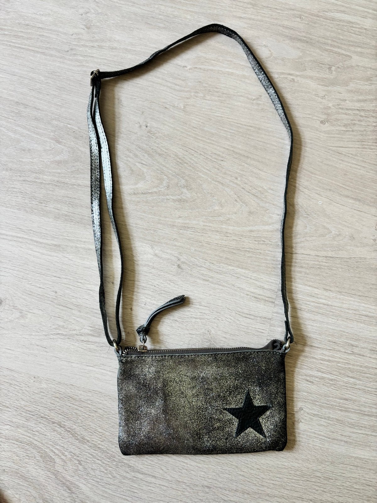 Glittertasje Soho, nieuw, Sieraden, Tassen en Uiterlijk, Ophalen of Verzenden, Nieuw, Zwart, Schoudertasje