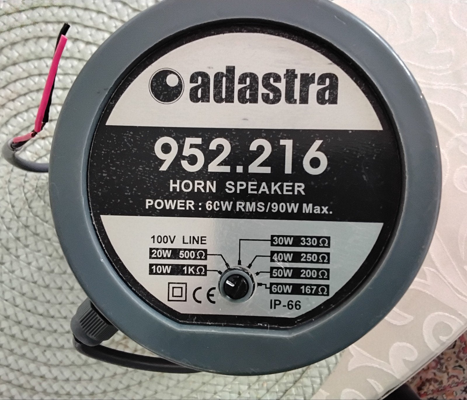 Adastra 100V Driver Unit 60W Horn Speaker - Nieuw in doos, Audio, Tv en Foto, Overige merken, Stofbestendig, Overige typen, Nieuw