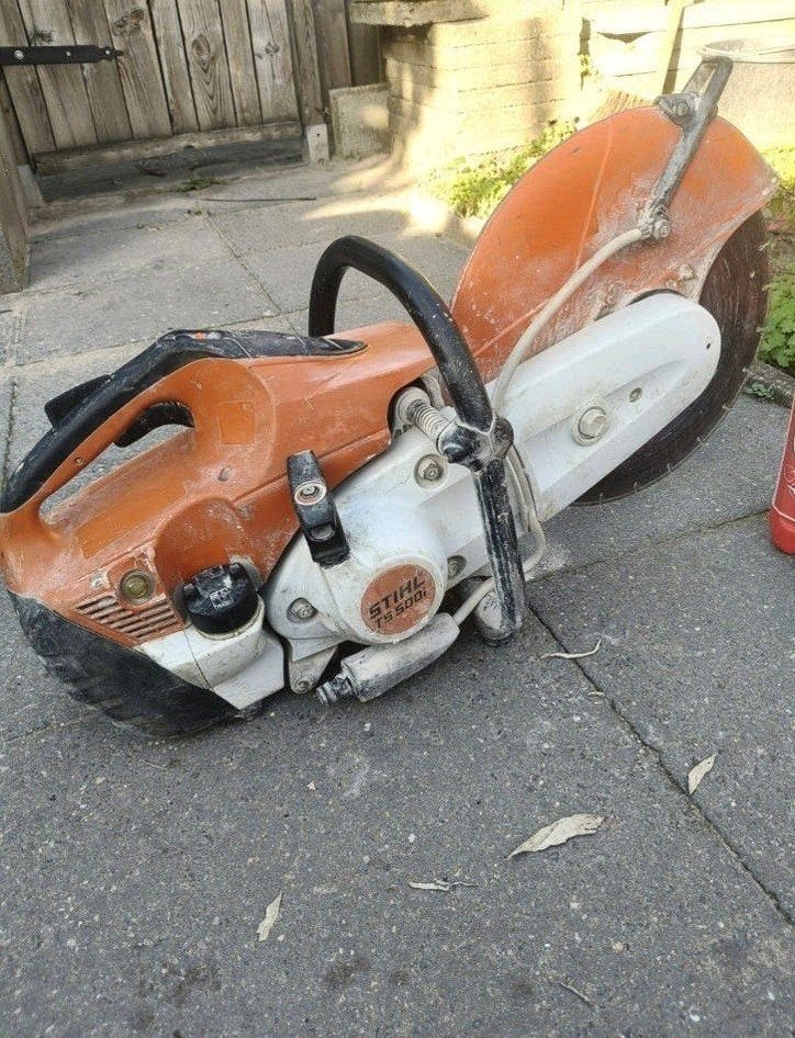 Stihl TS 500i Doorslijper / Bandenzaag 350mm (Injectie), Ophalen, 1000 watt of meer, Overige typen