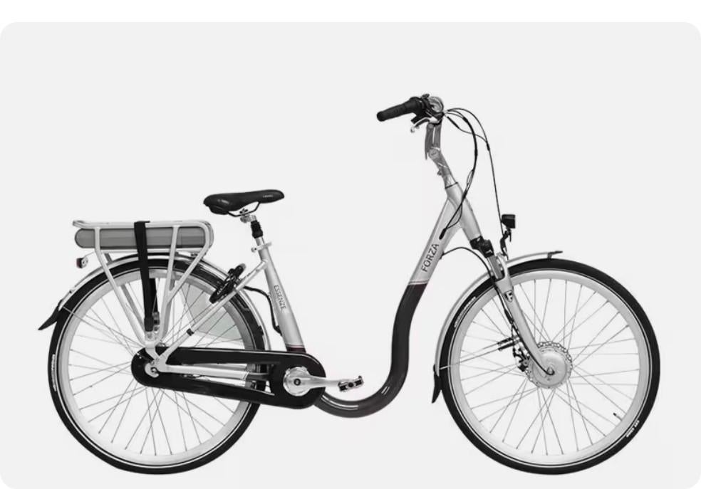 Forza E-Bike - Comfortabele elektrische fiets, Fietsen en Brommers, Elektrische fietsen, Gebruikt, 51 tot 55 cm, 50 km per accu of meer