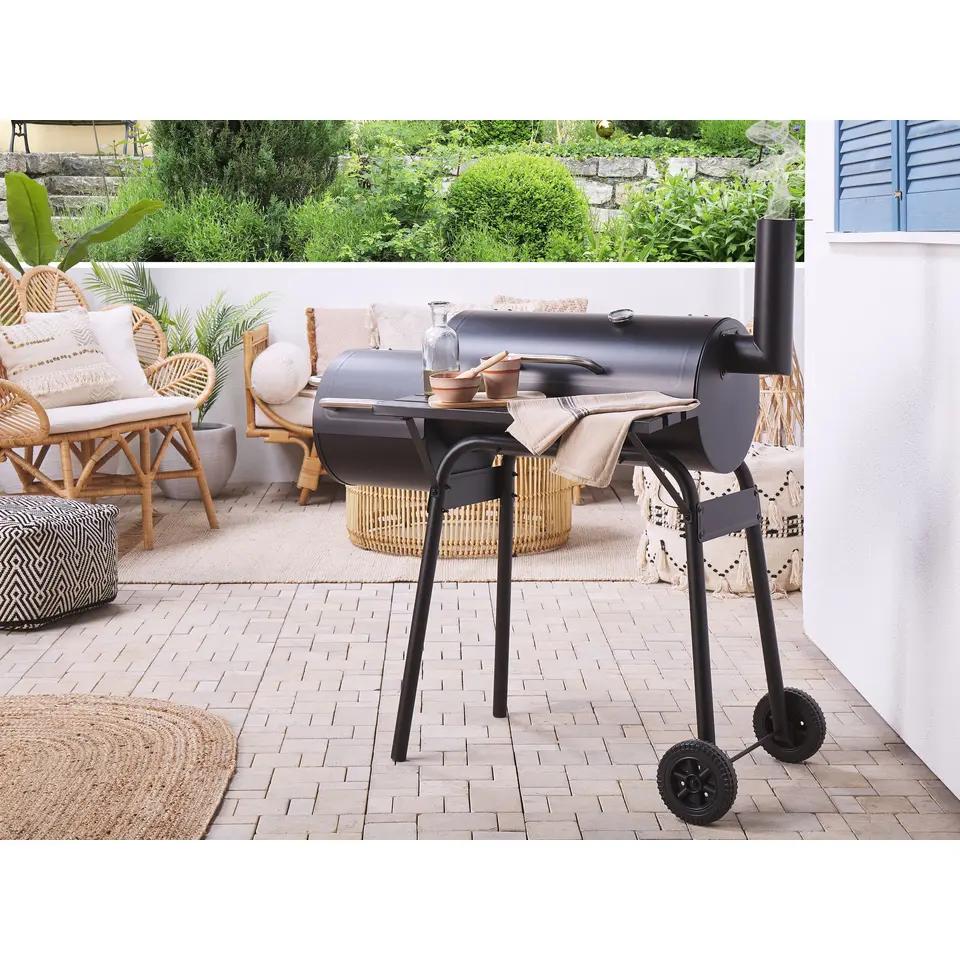 Houtskoolgrill Zwart Staal - Perfect voor BBQ, Ophalen of Verzenden, Nieuw