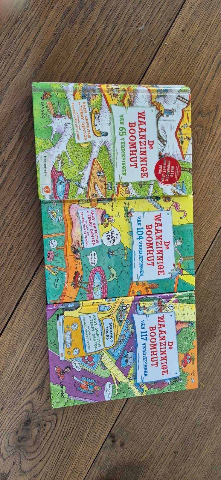 De Waanzinnige Boomhut boeken (3 stuks), Boeken, Ophalen of Verzenden, Zo goed als nieuw, Andy Griffiths en Terry Denton, Fictie