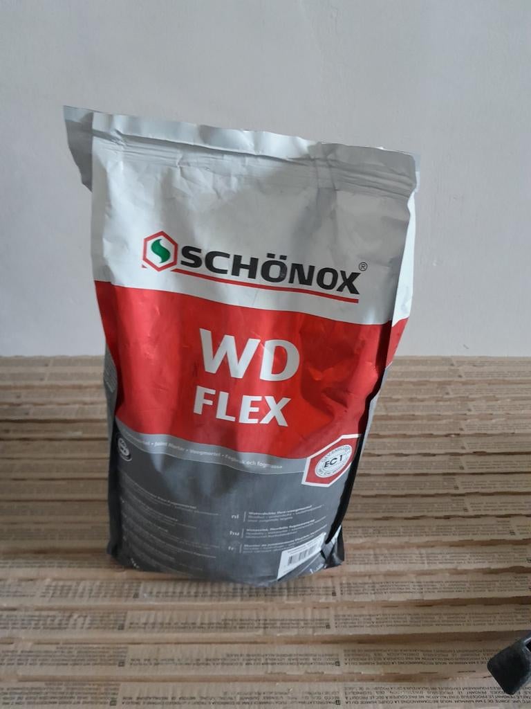 Schönox WD Flex Voegmortel - Hoogwaardig en Flexibel, Ophalen of Verzenden, Nieuw, Overige materialen, Overige typen